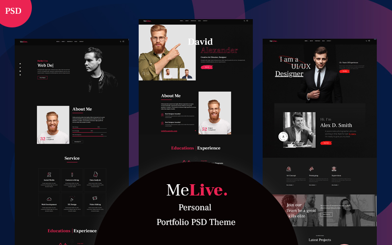 Personal Portfolio PSD Template